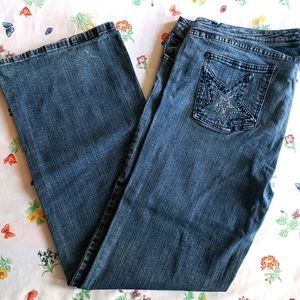 Jeans with star design